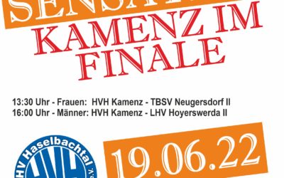 Ankündigung Heimspiel – FINALE Ostsachsenpokal – HVH Frauen vs. TBSV Neugersdorf II und HVH Männer vs. LHV Hoyerswerda II